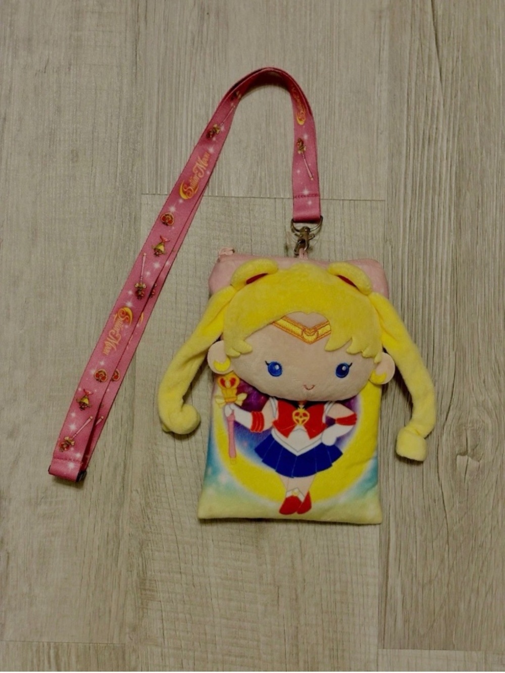 Sailor Moon Official Plush Figure Card Holder Case Pendant Original Anime Y2K